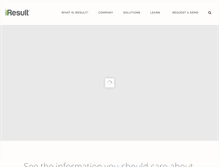 Tablet Screenshot of myiresult.com